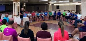 Charla durante el primer Campus VG Running.