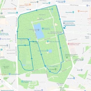 Circuito Parterre - Correr por el Parque Retiro