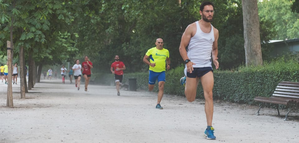 El running y el parque del Retiro - Madrid