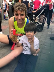 Maratón Madrid -con Diego y Medalla