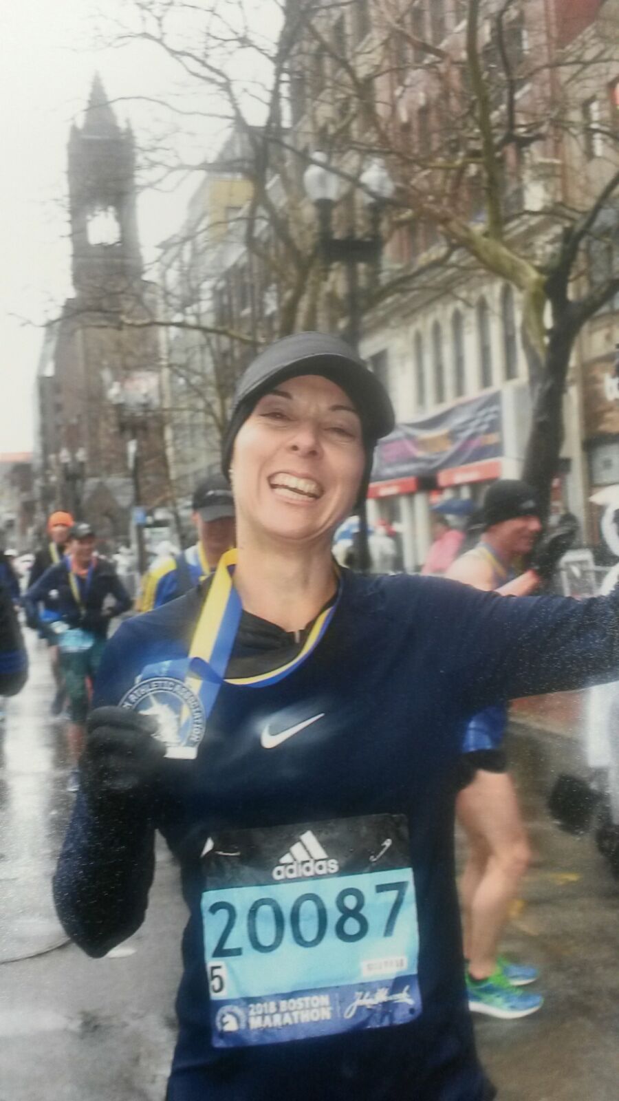 Maratón Boston - Meta